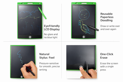 Colorful LCD Writing Pad for Kids | Learn Without Mobile Addiction