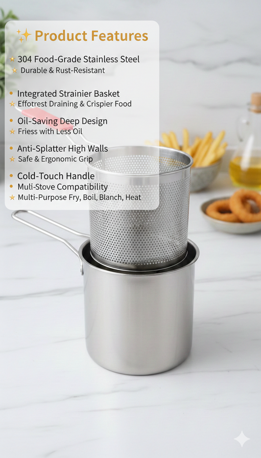 1.8 L Fryer Pot | Best for Ramadan